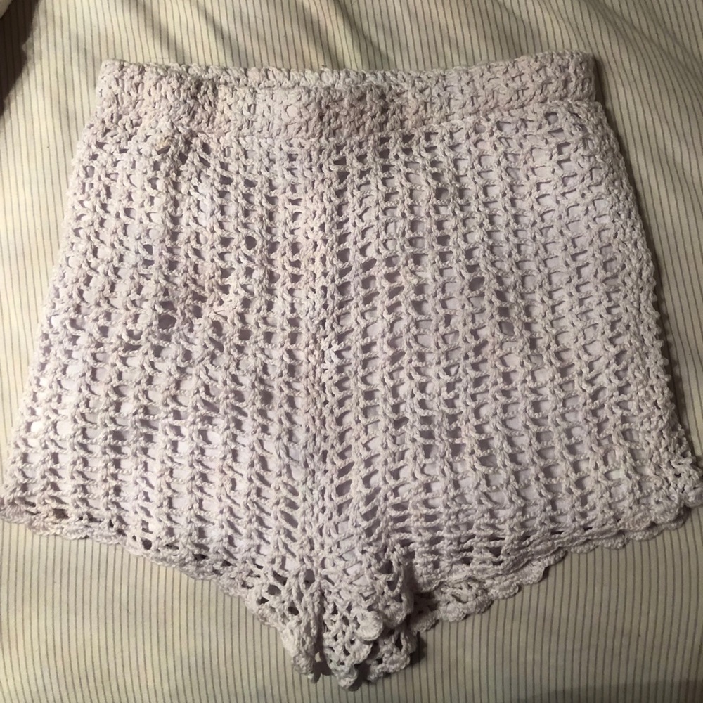 White LF Shorts